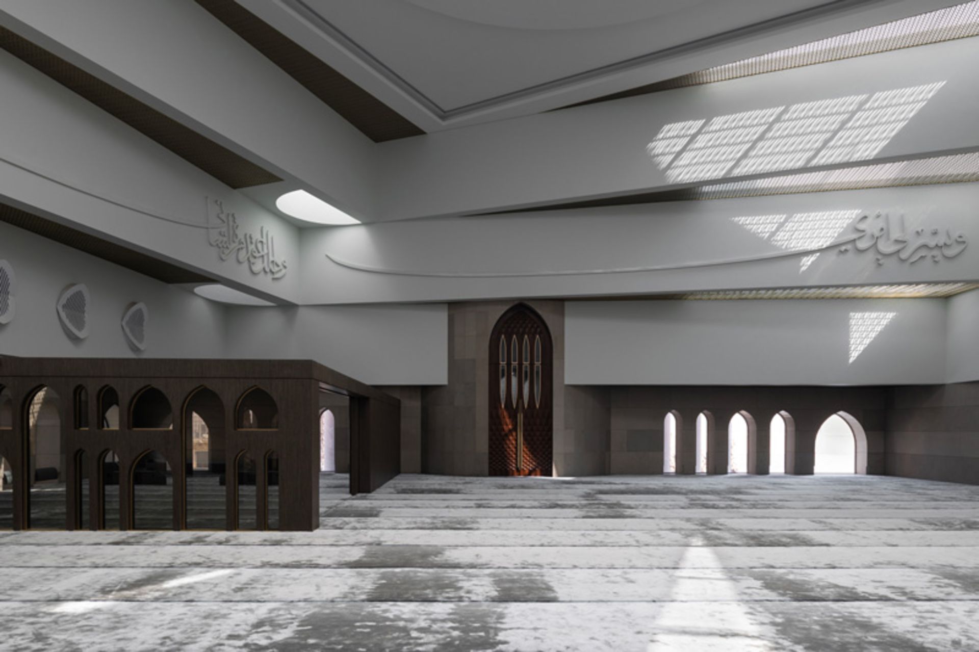 Mamluk minaret mosque in Kuwait