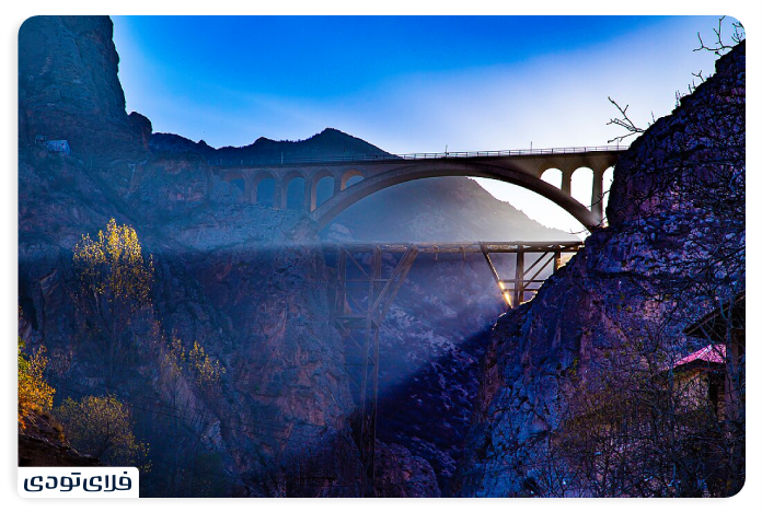 Mazandaran underwater Versk bridge
