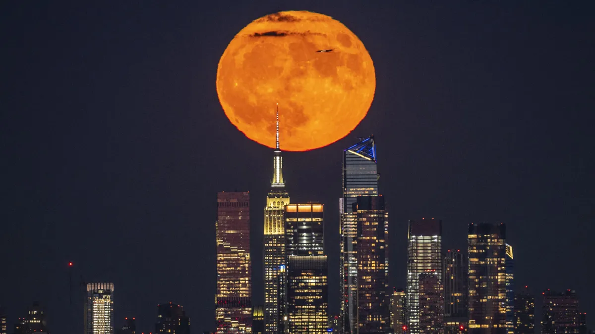 Supermoon in New York