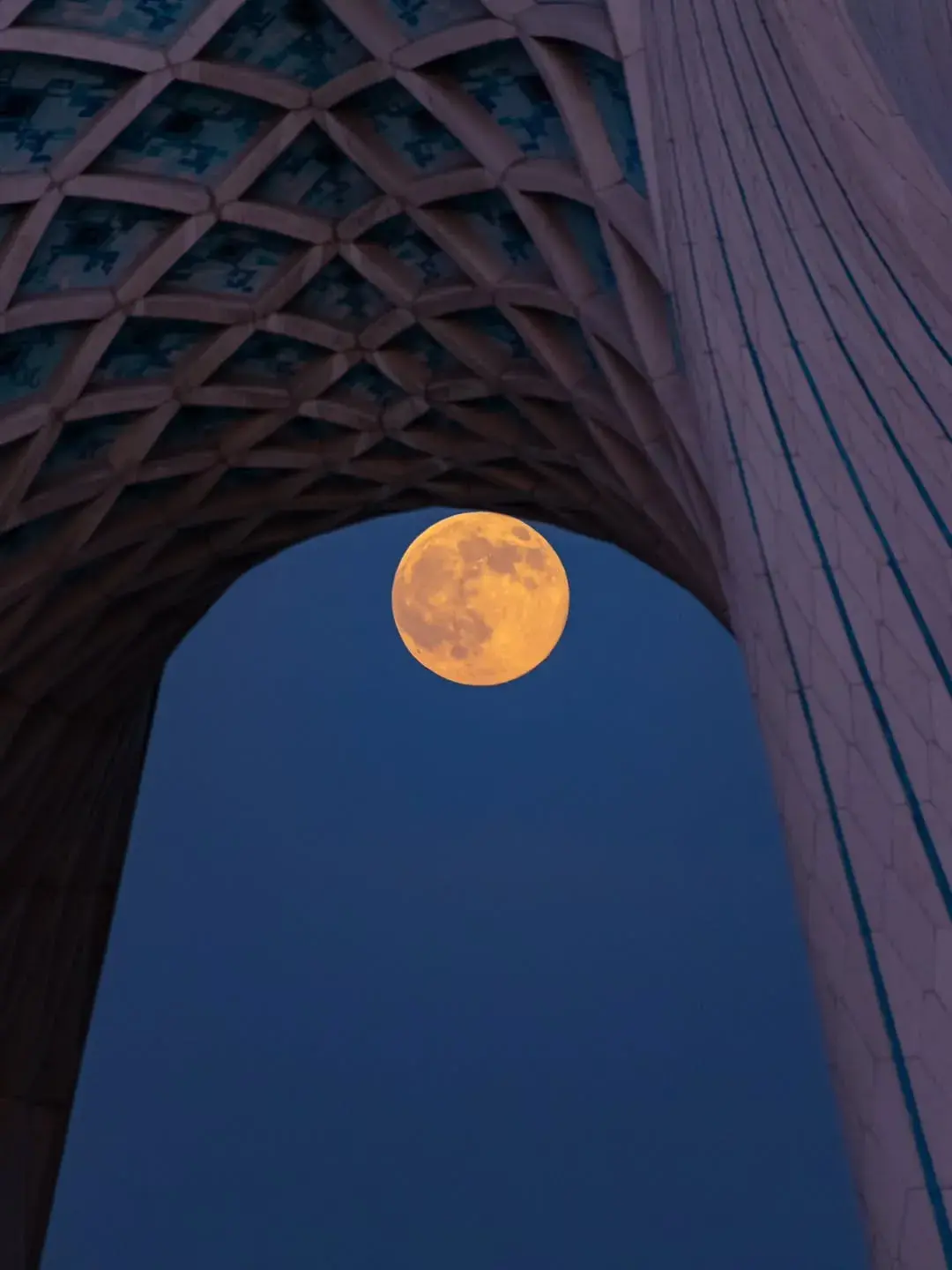 Abarmah Aban 1404 next to Azadi Tower