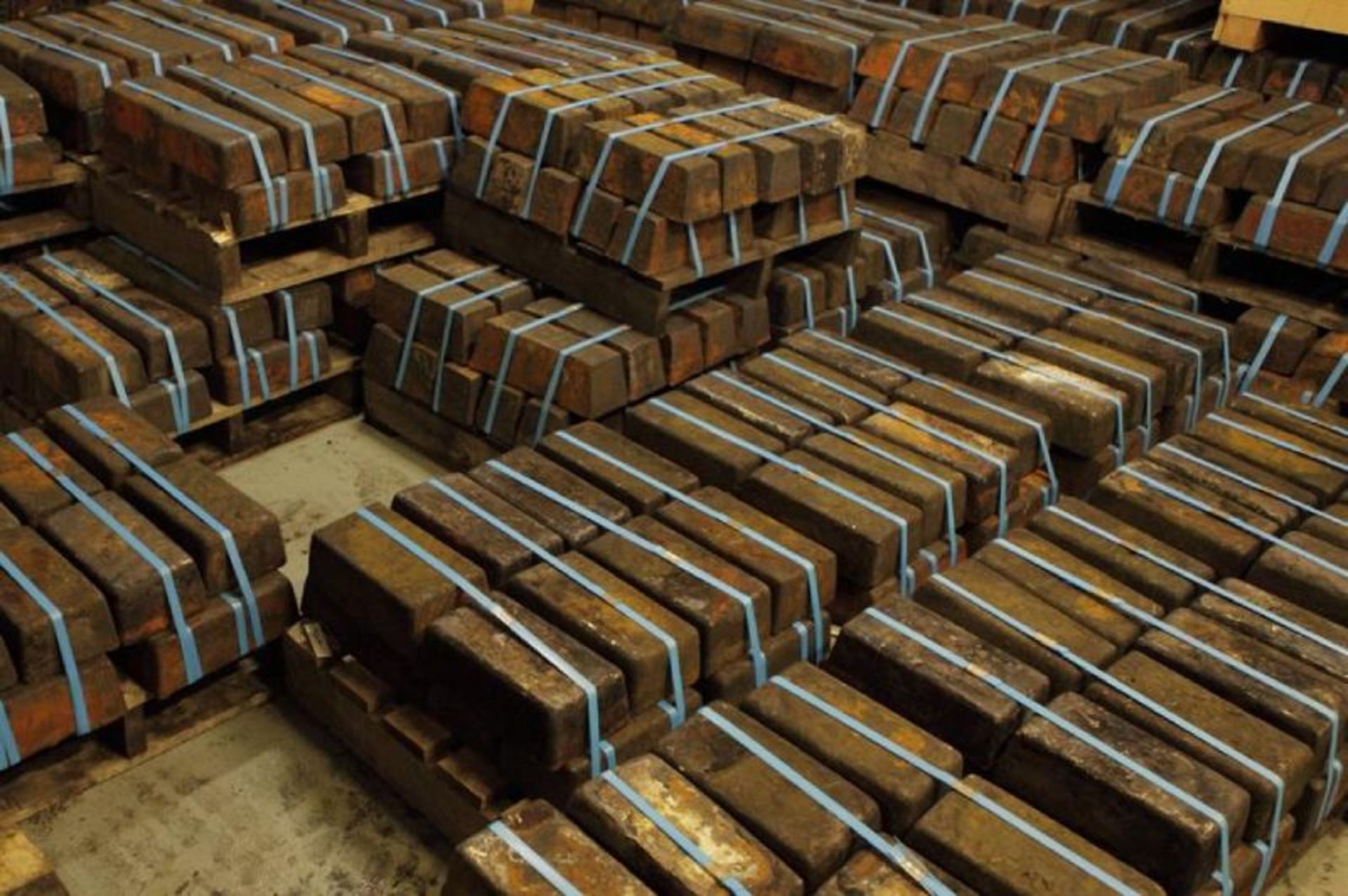 Silver bars of the British ship SS Girsuppa