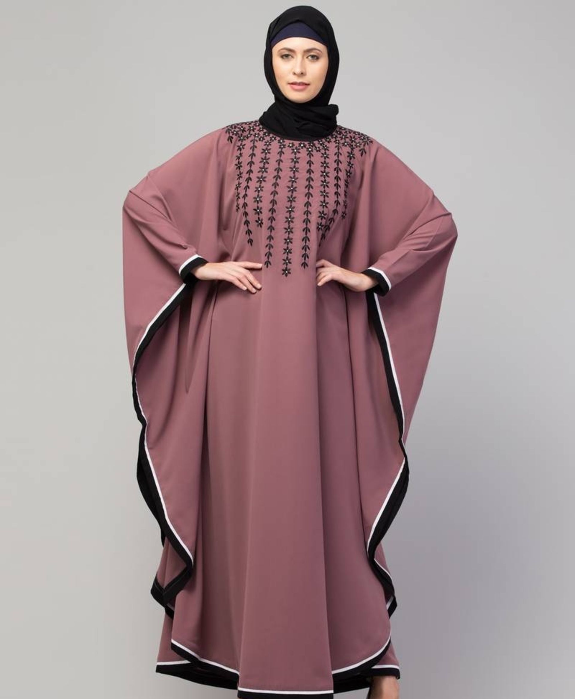 Colored women's abaya