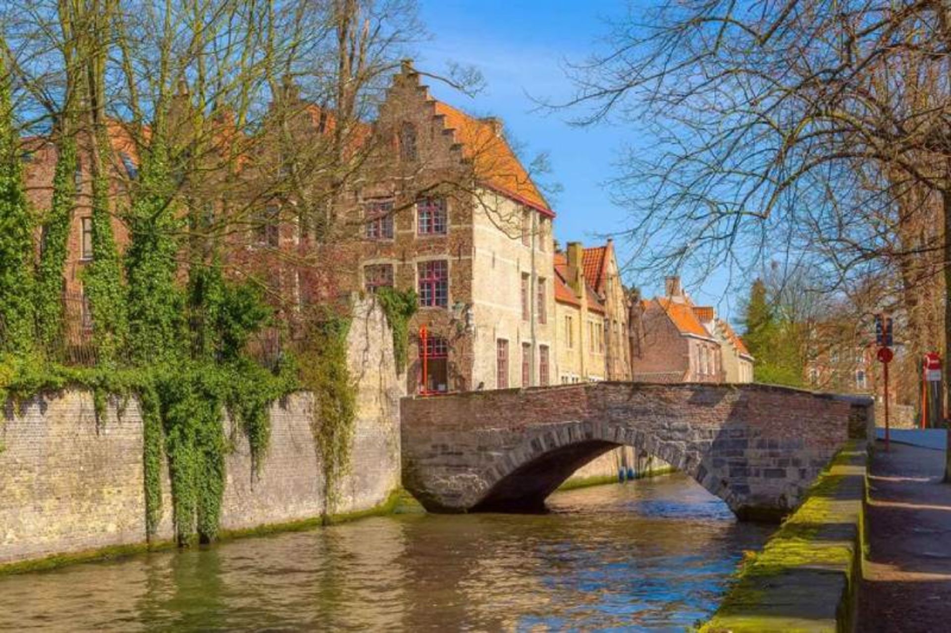 Bridge over the Groner Canal, Belgium