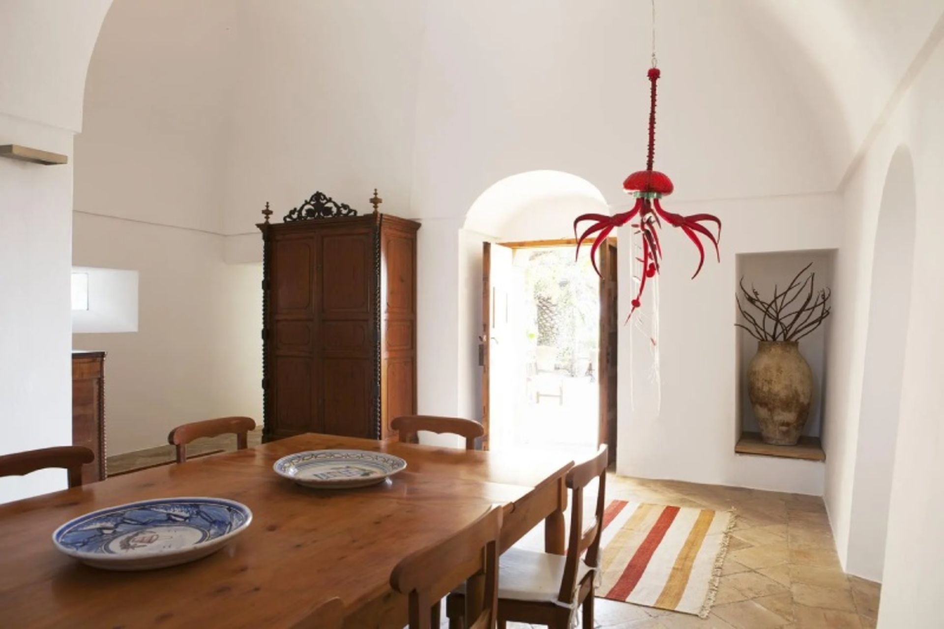 The interior of the accommodation units of Tenuta Borja Italy