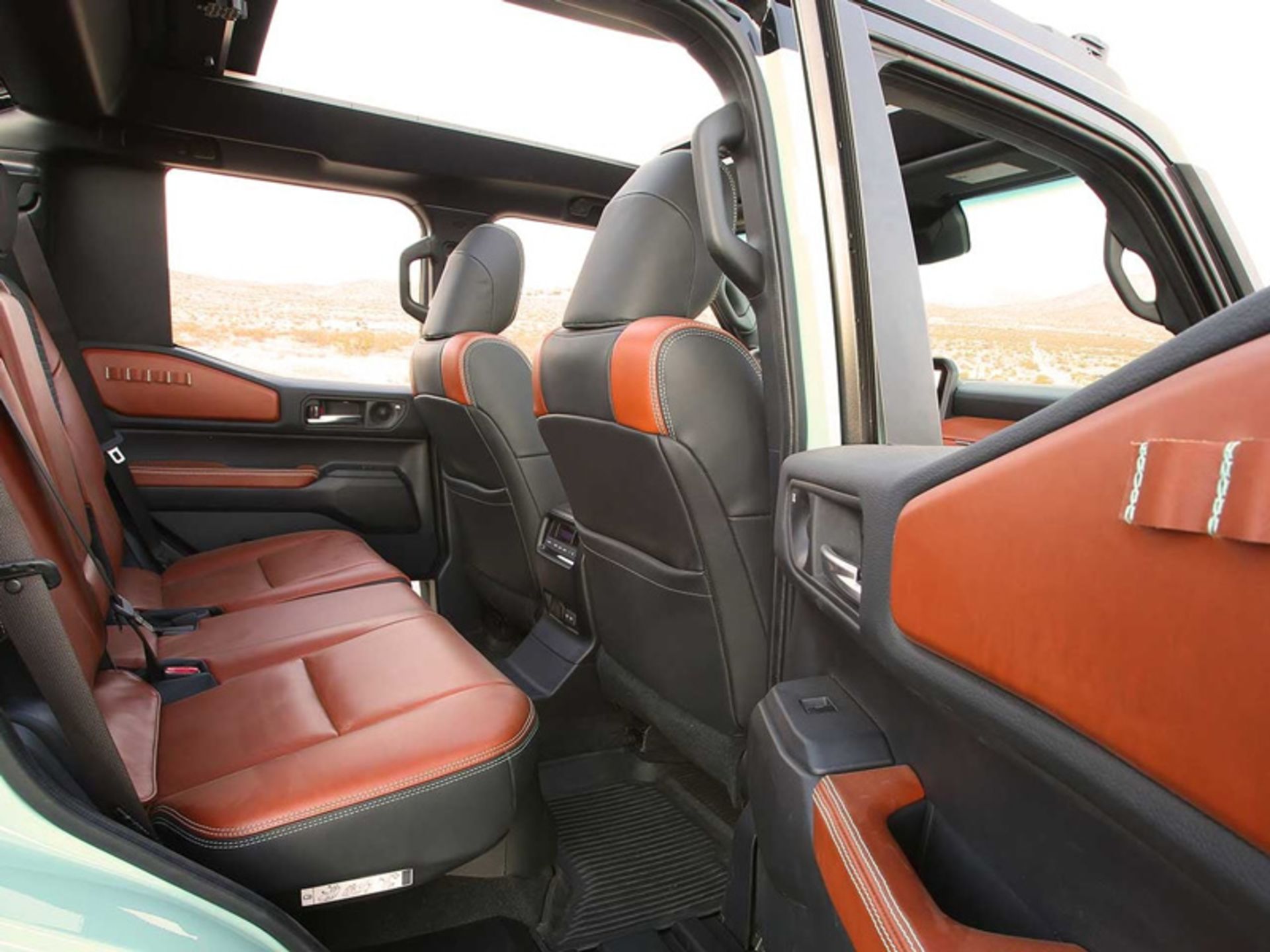 Toyota Rocks cabin with leather cover