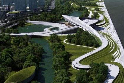 Green space of Chiantang Bay Art Museum