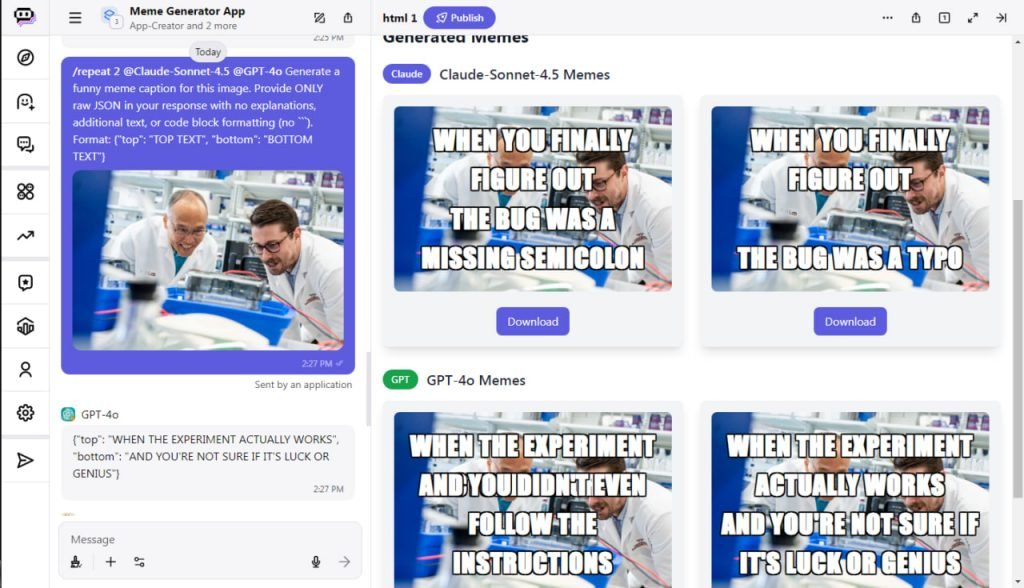Teaching how to build a robot with Poe AI