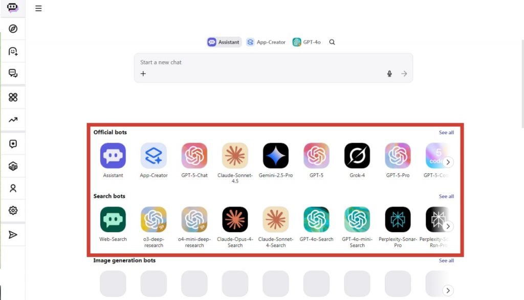 Chat with chatbots in Poe
