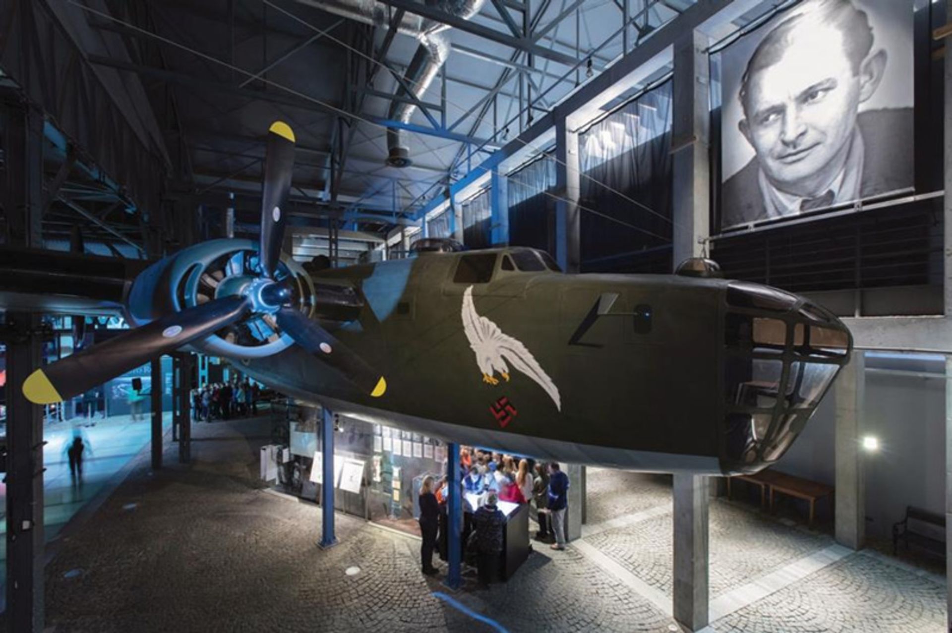 Warplane in the Warsaw Uprising Museum