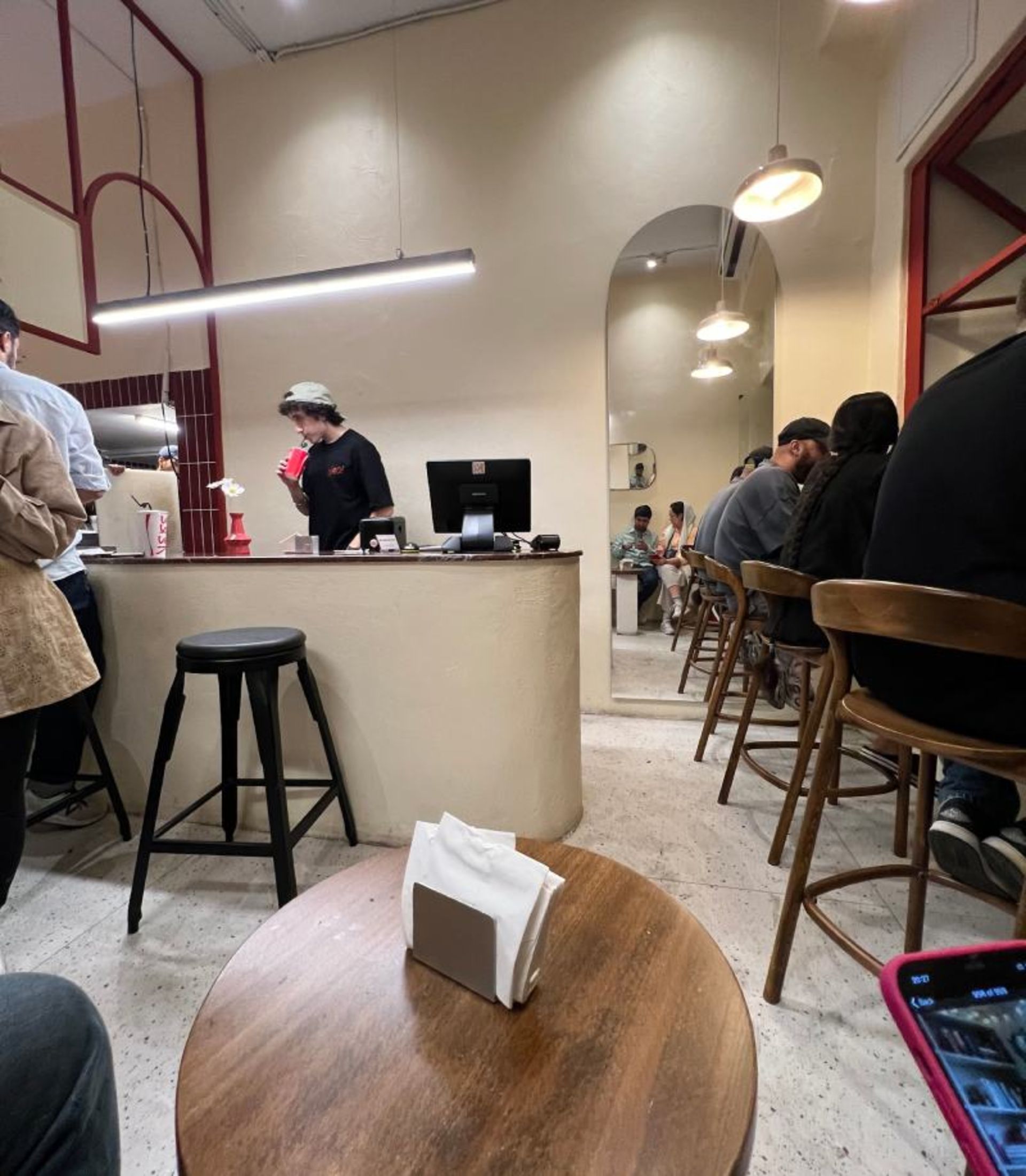 The interior of Chao restaurant in Tehran