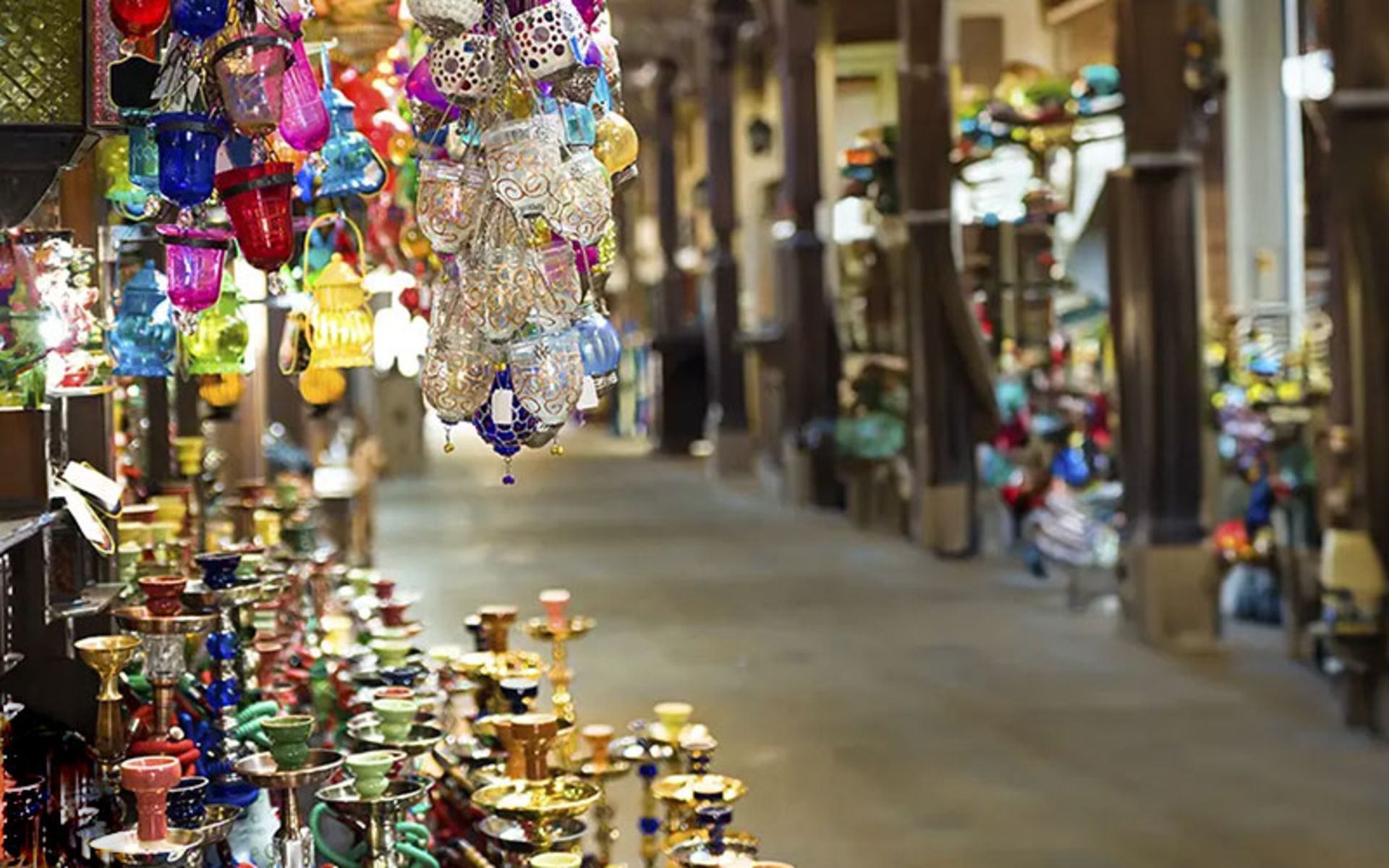 Handicrafts in the market of Najaf Ashraf