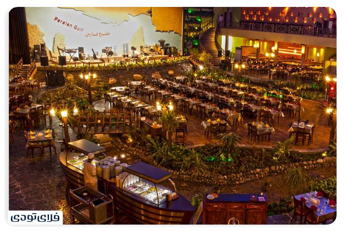 Padideh Shandiz restaurant is one of the best restaurants in Kish