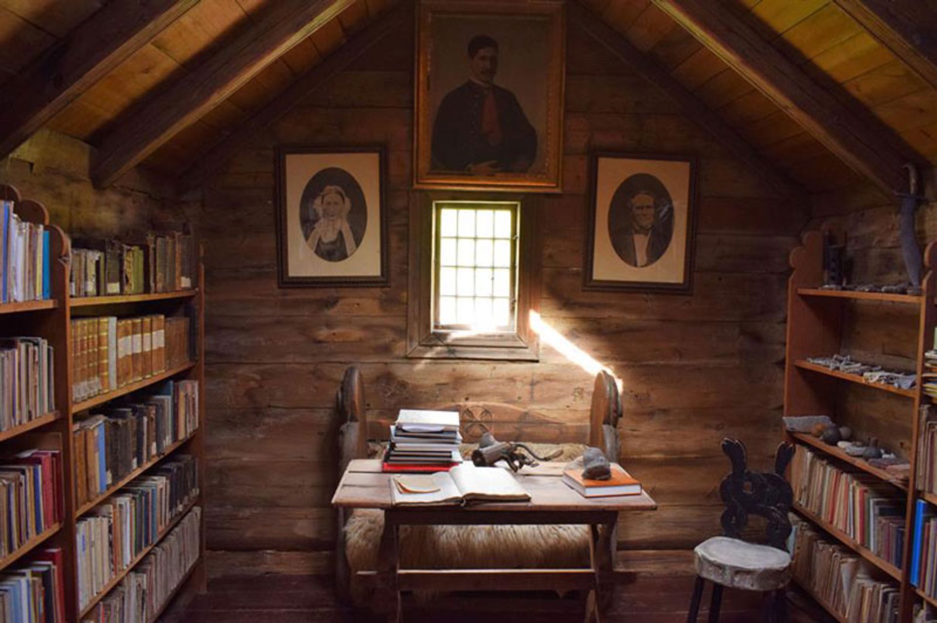 Interior of historic Faroe Islands house