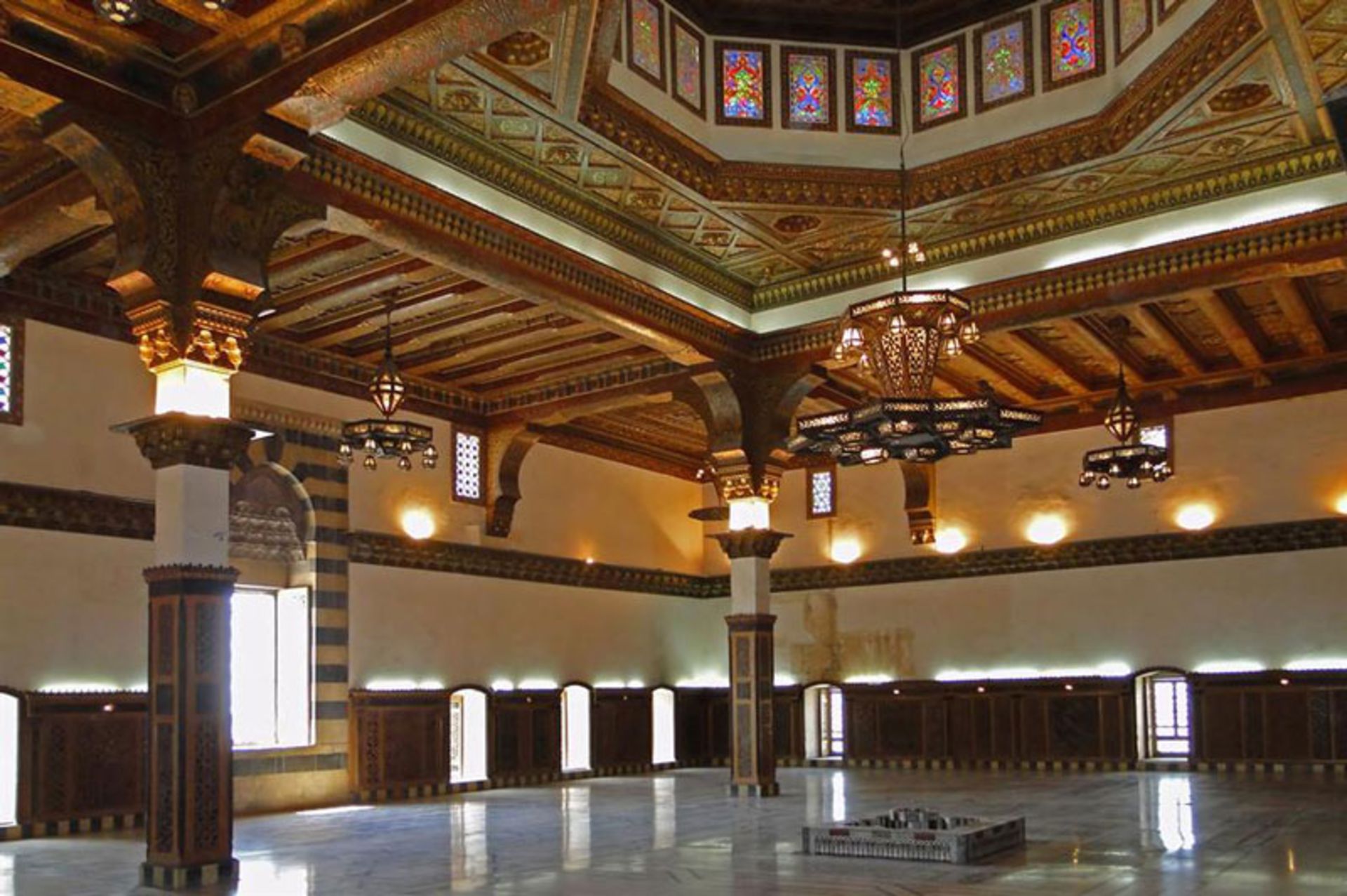 The interior of the houses of Aleppo Citadel 