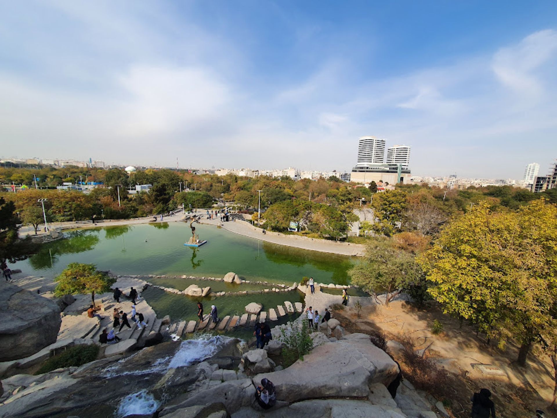 Aerial view of Mashhad Rock Park