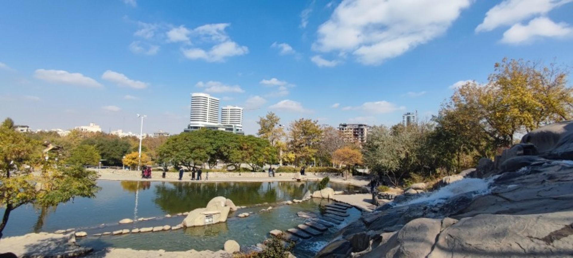 The nature of the rocky park of Mashhad