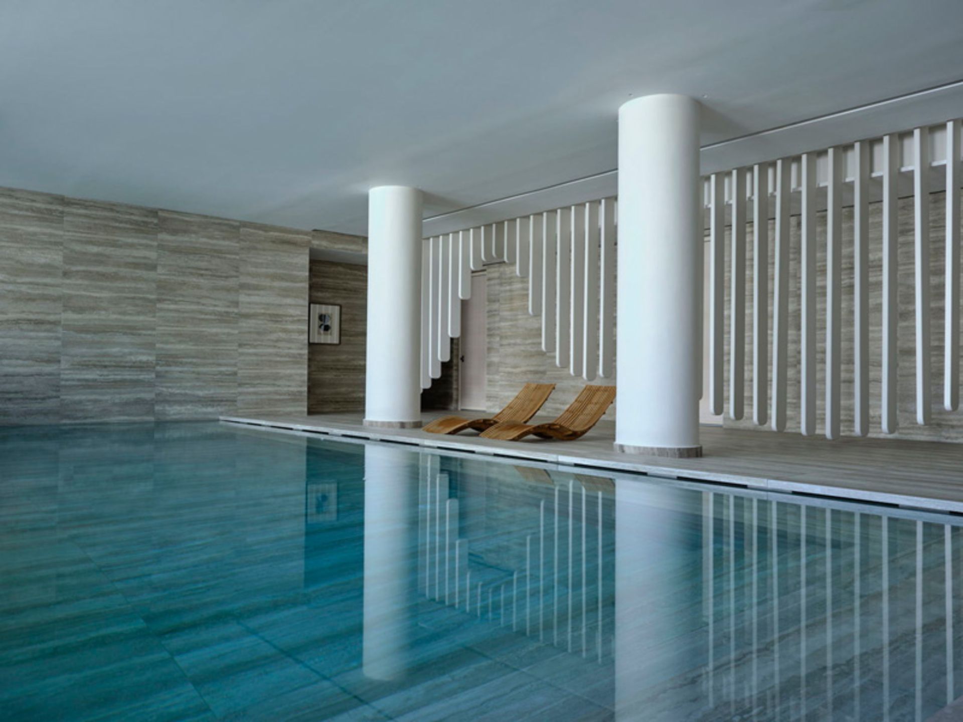 Deos Hotel pool in Mykonos, Greece