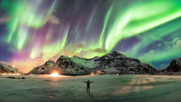 Aurora viewing in Norway