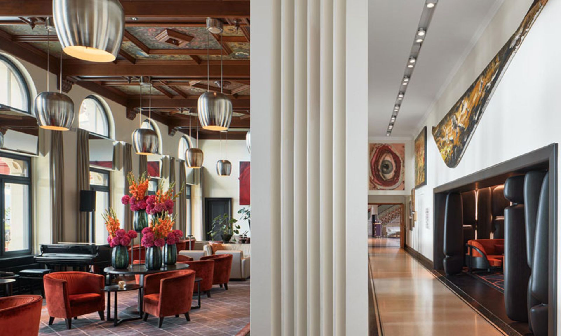 Dolder Grand Hotel restaurant in Zurich, Switzerland 