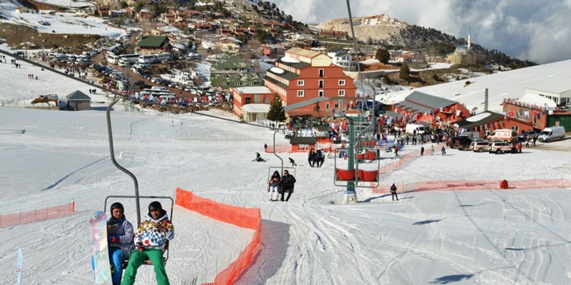 Saklikent ski resort in Antalya winter season