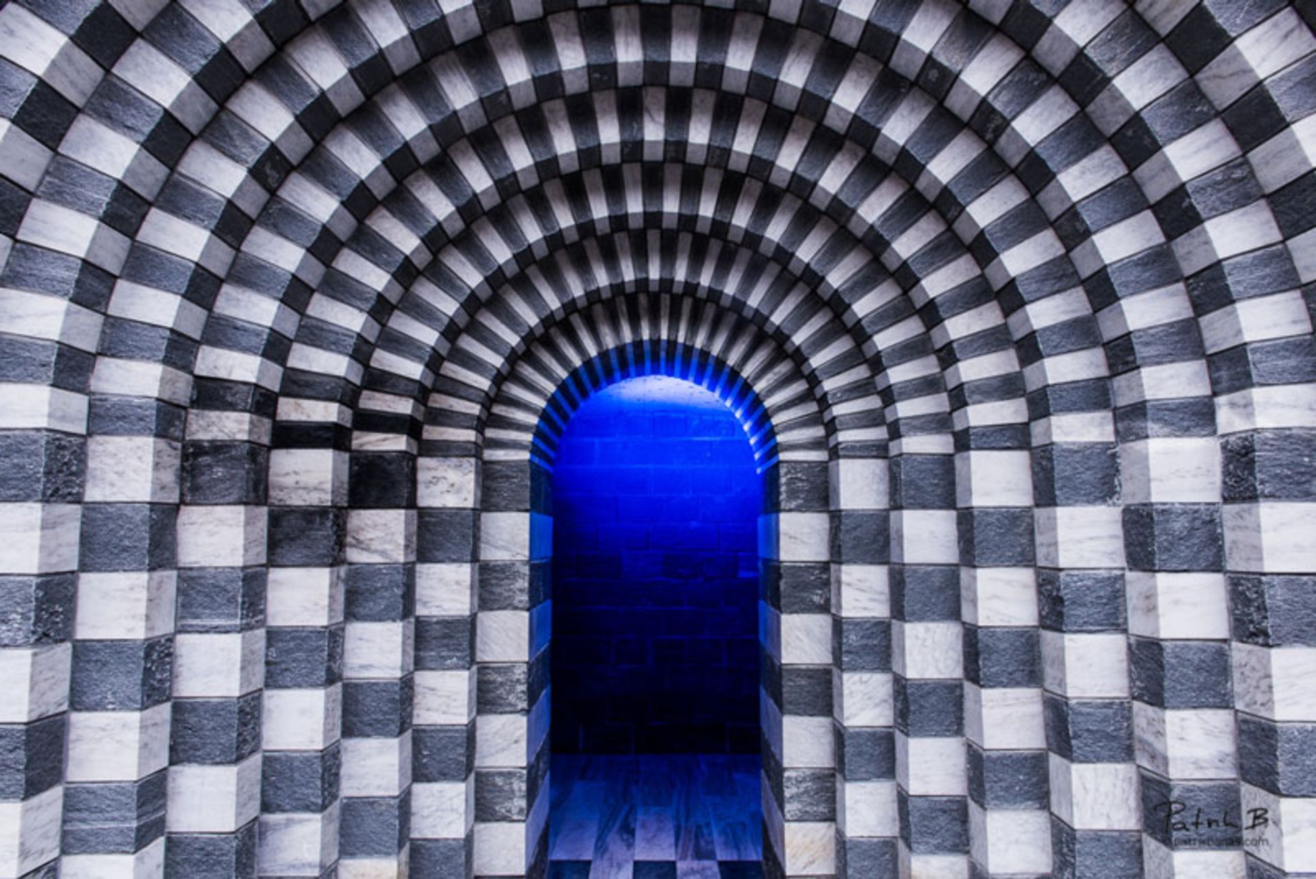 Black and white stones of Mugno church