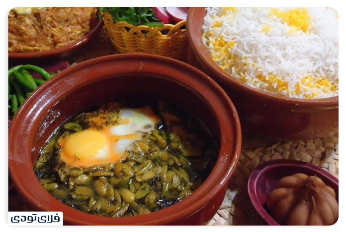 Local cuisine of the city of Shaft