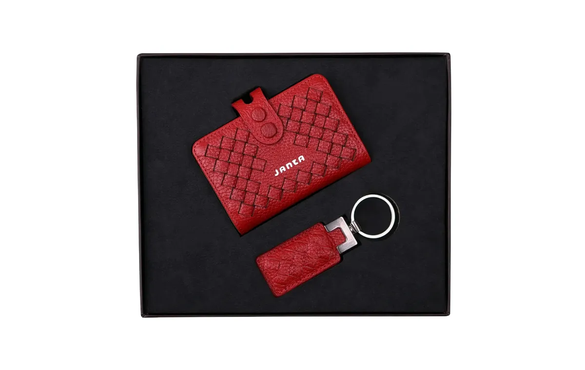 Janta leather gift set