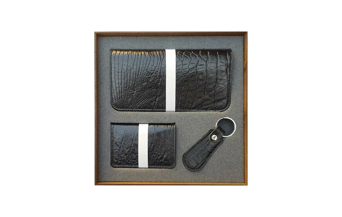 Diaco leather gift set