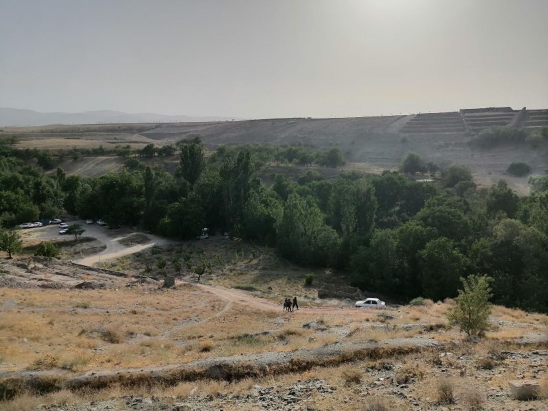 The nature of Abardeh village in spring
