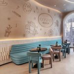 Modern decoration of Cafe Cosmo Riyadh