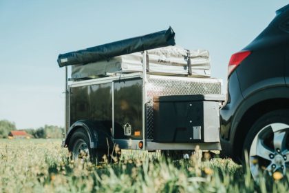 Genimax trailer installed on a sedan car