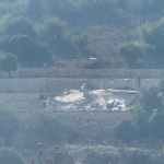 Destruction of Lebanese people's houses by Zionist soldiers + photo