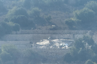 Destruction of Lebanese people's houses by Zionist soldiers + photo