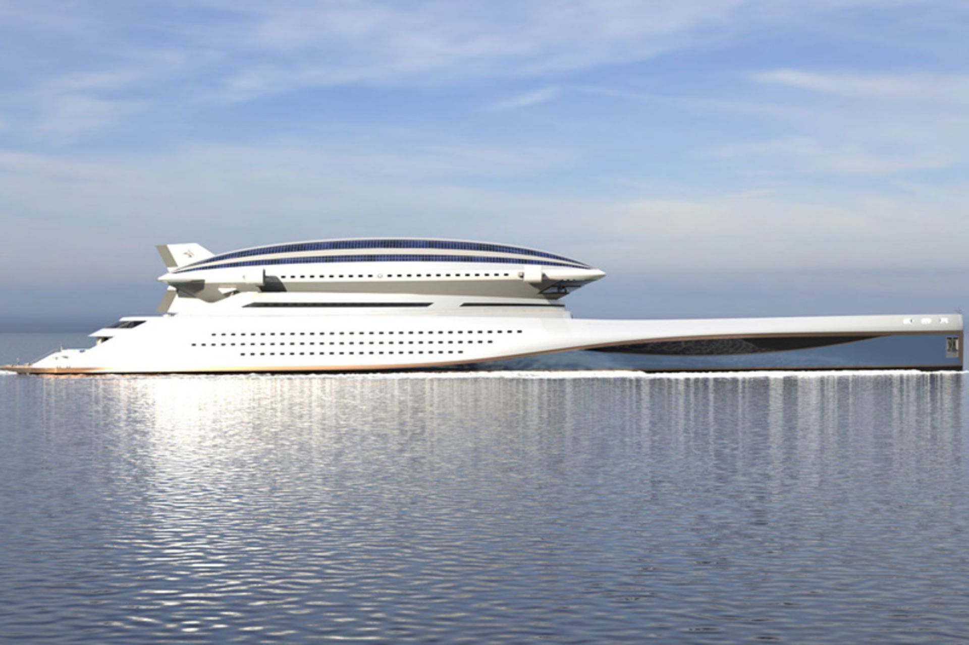 Side view of Kalsi cruise ship