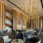 Lobby furniture and seating area in Four Seasons Hotel Kuwait