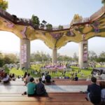 Simulation image of tourists in South Korea's Sandscape Park