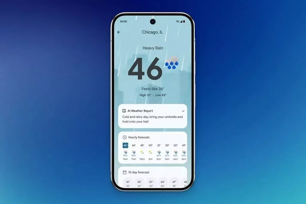 Google's WeatherNext 2 artificial intelligence