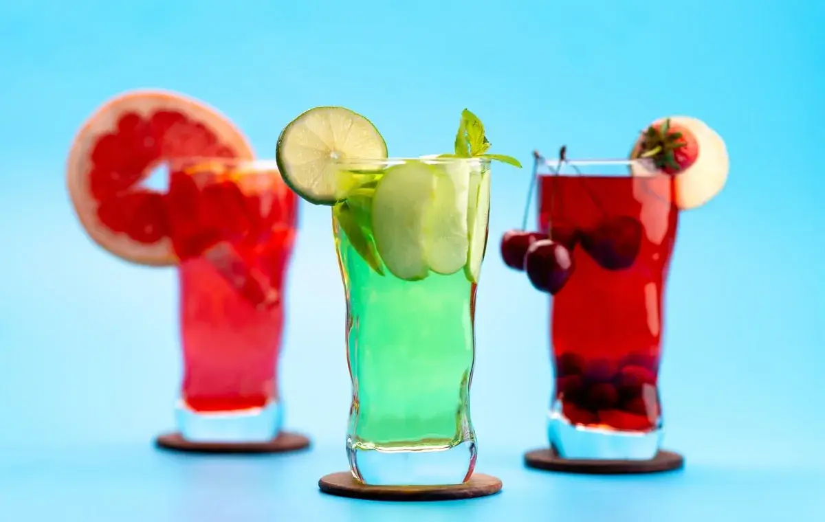 All kinds of drinks for the party