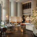 Shanghai Hilton lobby decorations