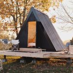 BV cottage in the autumn forest