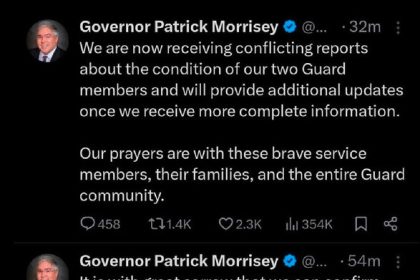 Shooting at US National Guard troops near the White House