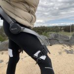 Hypershell robotic skeleton on the athlete's body