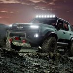 Toyota Rocks at night