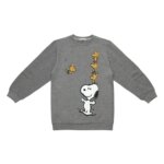 Fiorella sweatshirt for girls, Snoopy and the chicken model