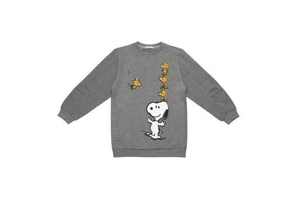 Fiorella sweatshirt for girls, Snoopy and the chicken model