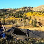 Using a swag tent and sleeping bag on the mountainside