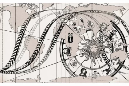 Astrocartography map