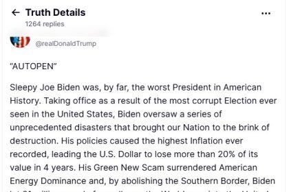 Trump: Biden brought America to the brink of destruction