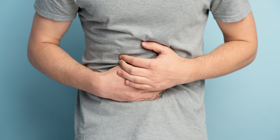 Fast treatment for abdominal pain at home