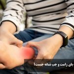 What is the symptom of burning in the heel of the right and left foot?